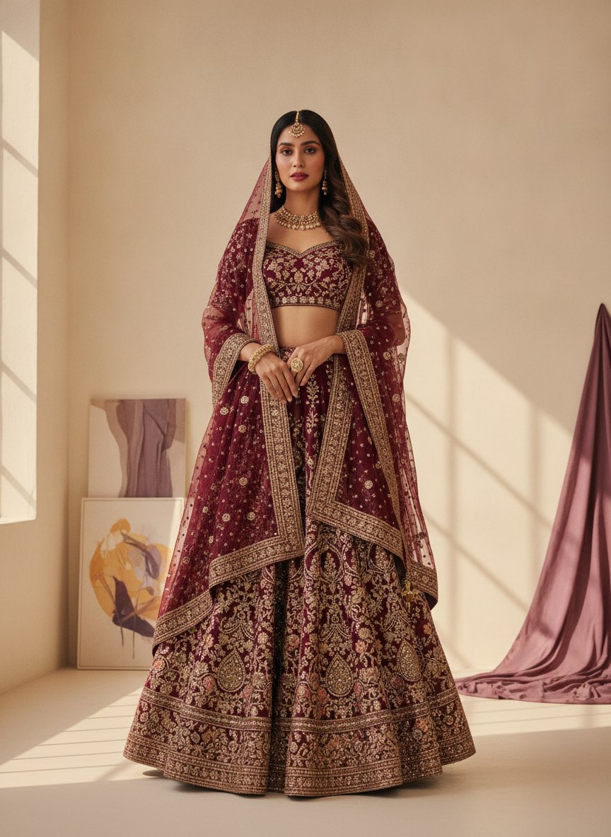 Festive lehenga look